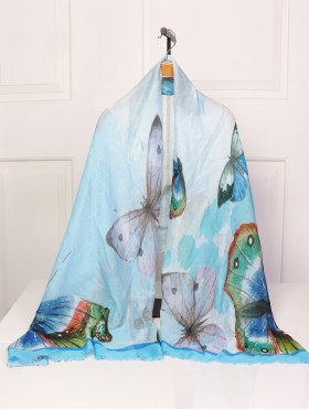 Premium Butterfly Print Fashion Scarf